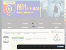 Tablet Screenshot of geotermicacalcio.it